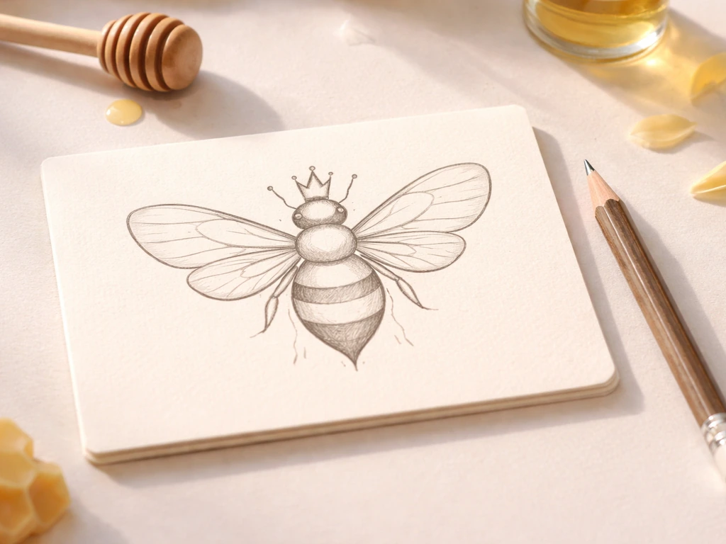 How to Draw Queen Bee in Grow a Garden Step by Step